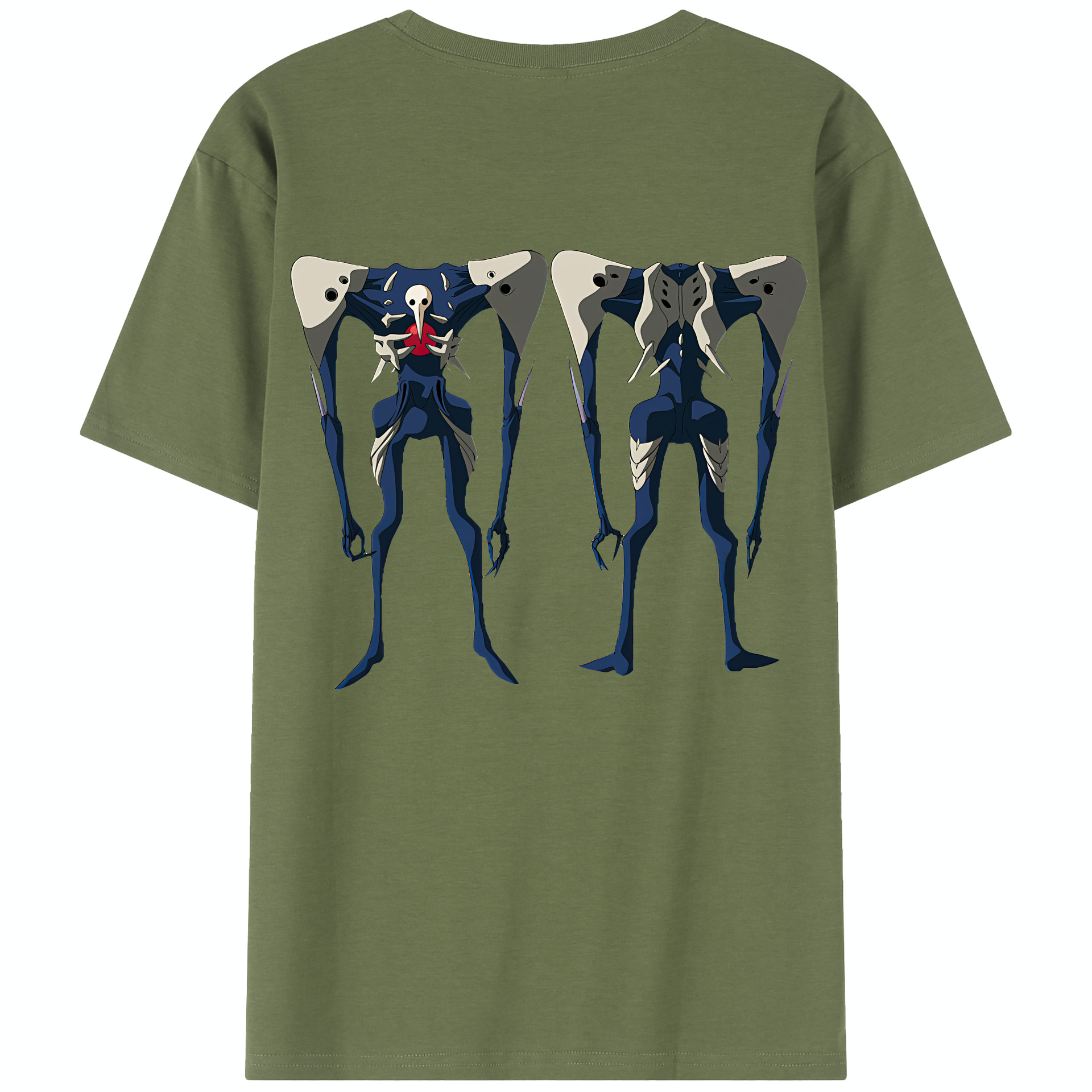 （画像用） EVA 新世紀エヴァンゲリオン 綿100％半袖Tシャツ（背面プリント）